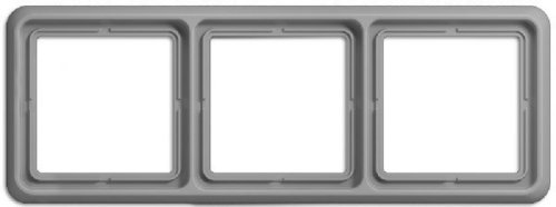 Рамка универсальная Jung CD500 3-м. серый фото Рамка универсальная Jung CD500 3-м. серый картинка